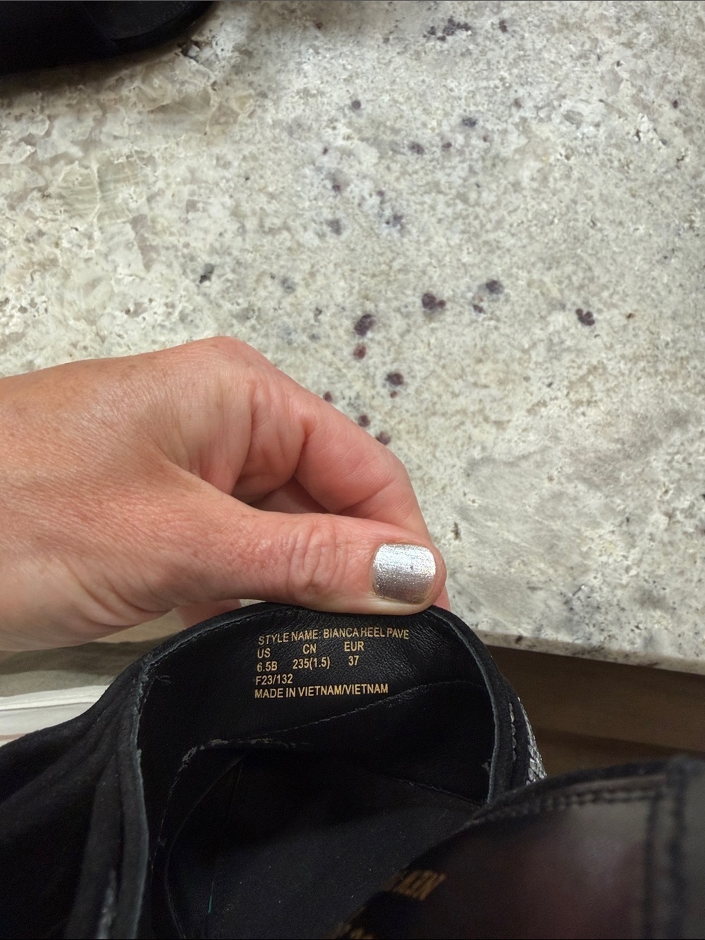 NEW Kate Spade Black Bianca Suede Crystal Rhinestone Wrap Closed Toe Pumps 6.5 - Picture 7 of 11